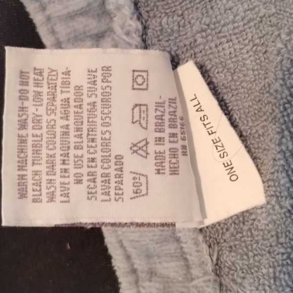 Espalma de Luxe Shower Wrap Color: Blue Unisex/Men's Shower Accessories - Picture 4 of 14